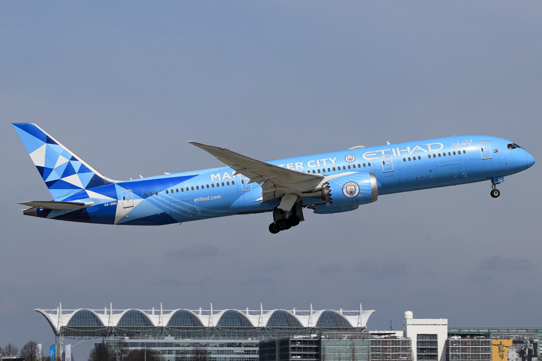 Etihad B787-9 (Manchester City Livery)