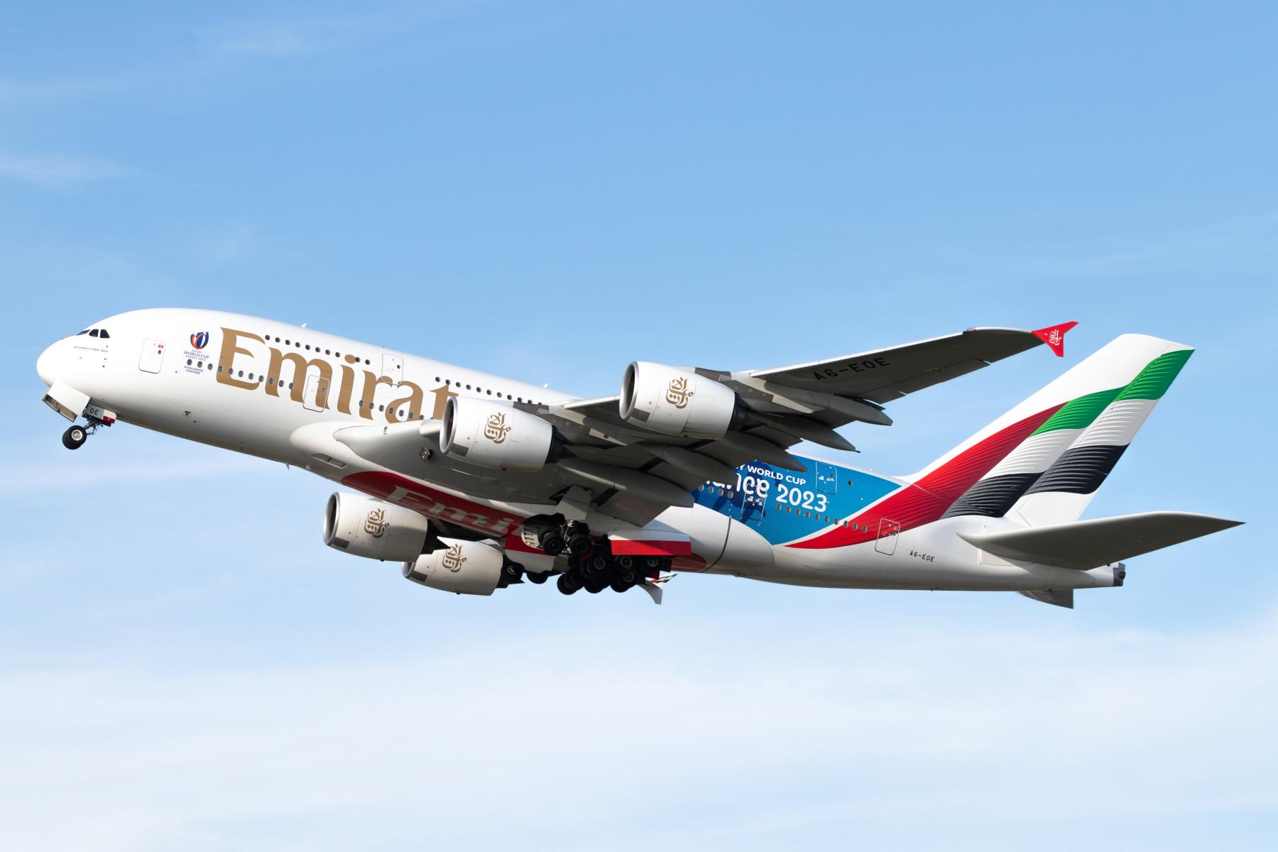 Emirates A388 (Rugby World Cup France 2023 Livery)