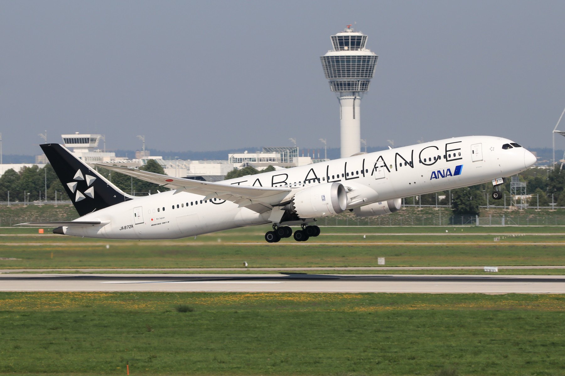 All Nippon Airways B787-9 (Star Alliance Livery)