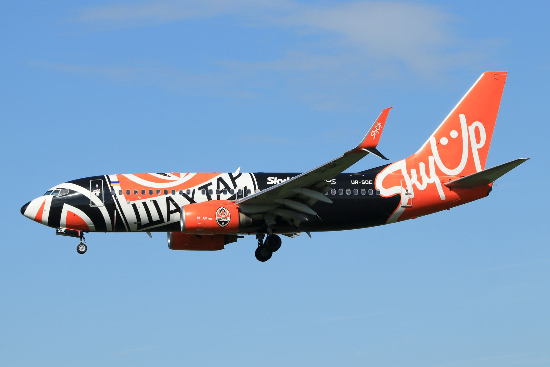 SkyUp B737 Shakhtar Donetsk Livery